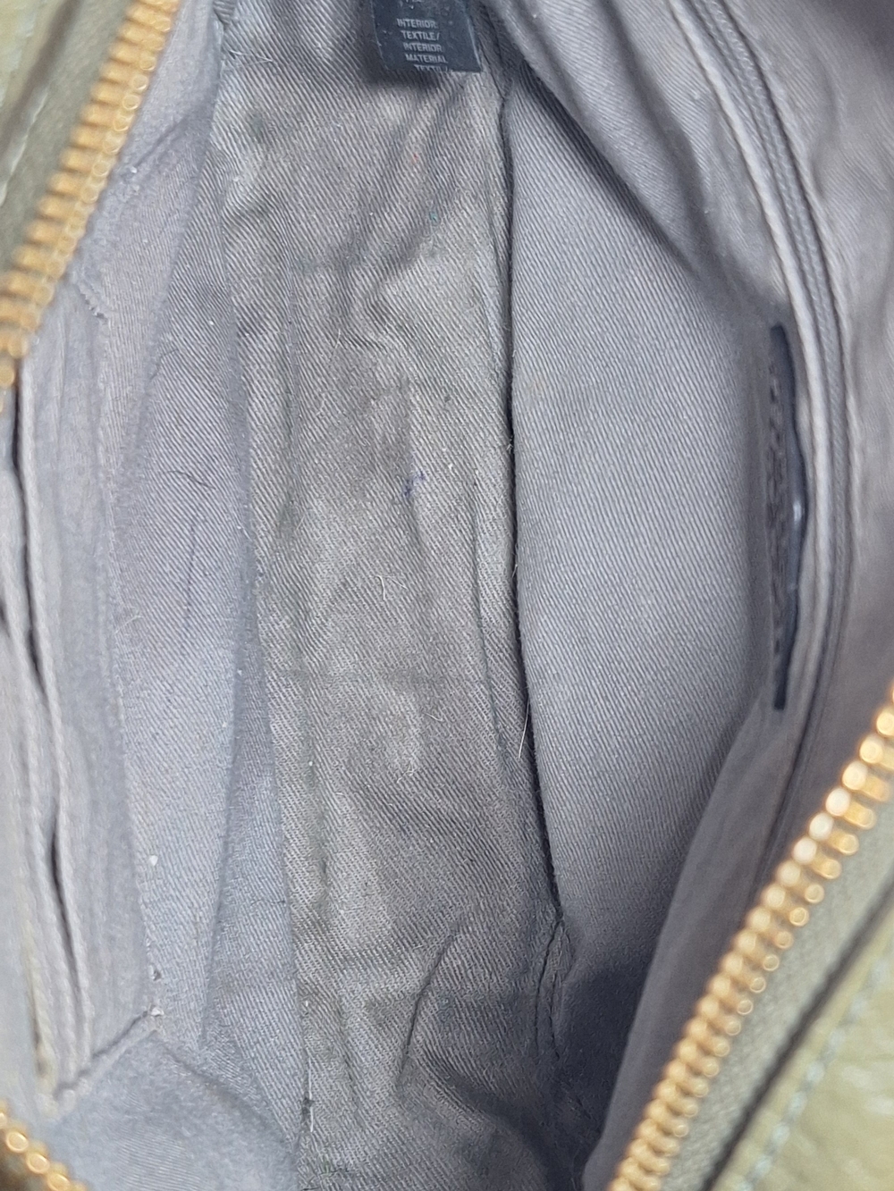 Authentic Fossil Gemma Pebbled Leather Crossbody Bag – Olive Green - Picture 14 of 16
